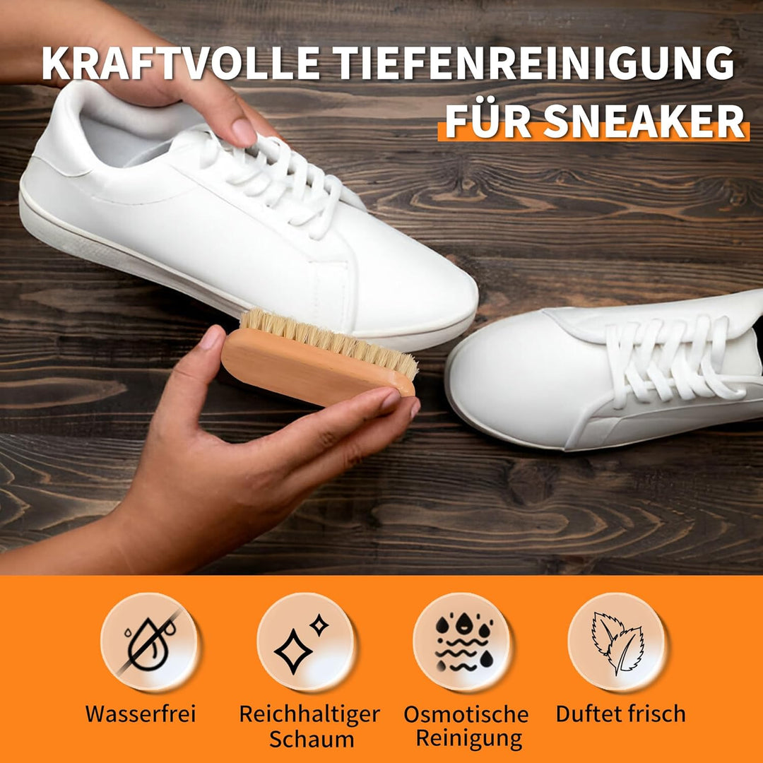 Sneaker Reiniger Kit Schuh Schaumstoff Tiefenreiniger für die Wildleder Tennis Weiss Mesh Stiefel Se