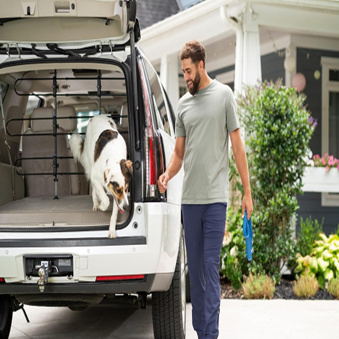 PetSafe Happy Ride Hundeschutzgitter aus Metall, Fixierung im Kofferraum, Für Autos und SUVs geeigne