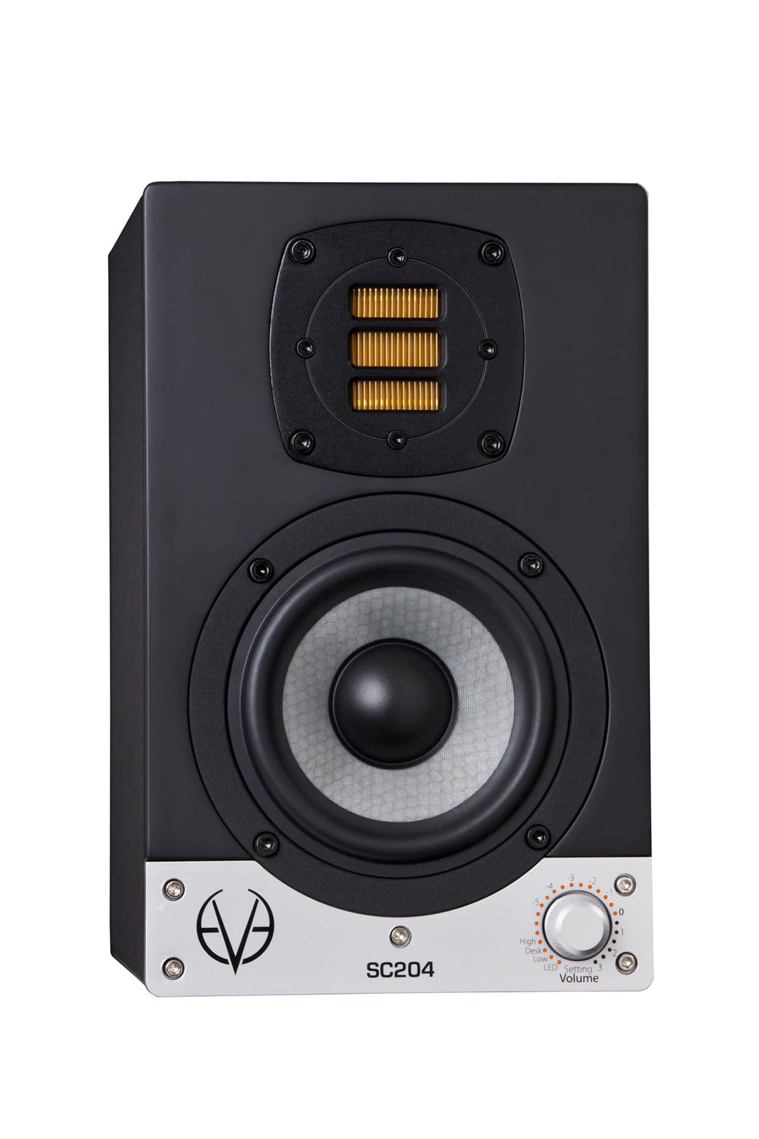 Eve Audio SC204 schwarz Lautsprecher – Lautsprecher (Universal, XLR, Boden, integriert, 10,2 cm (4),