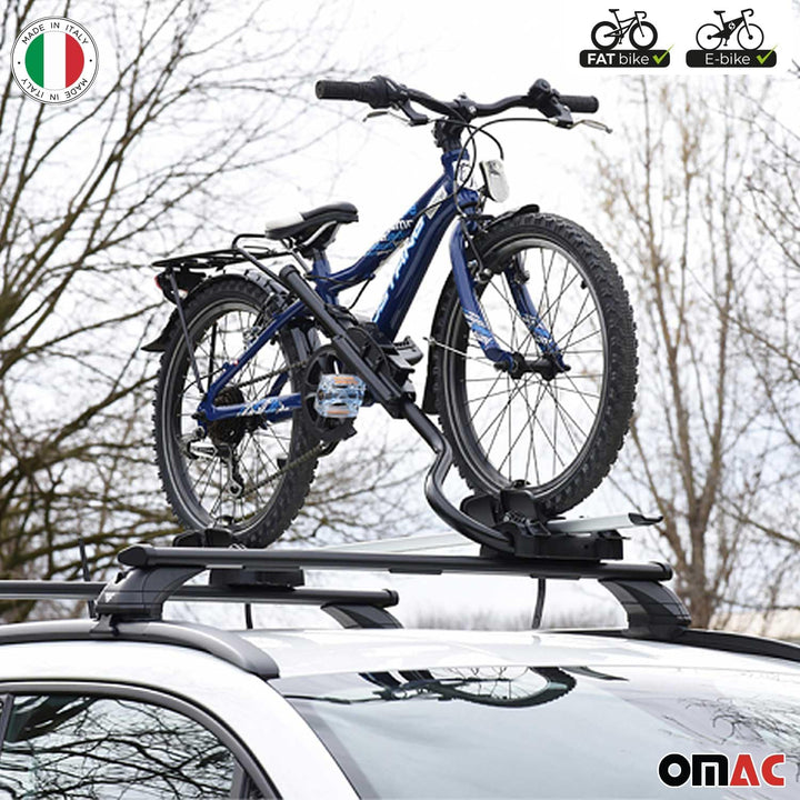 Farad P-Style Dachfahrradträger Auto Fahrradträger bis 25 kg Stahl ABE geprüft, Universal Dach fahrr