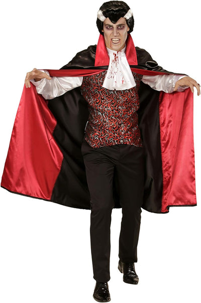 "BLOODY VAMPIRE" (shirt with vest and jabot, cape) - (L), L