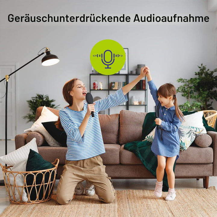 SANNCE WLAN Kamera Set 2 Stück 3MP 3MP WLAN Überwachungskamera System