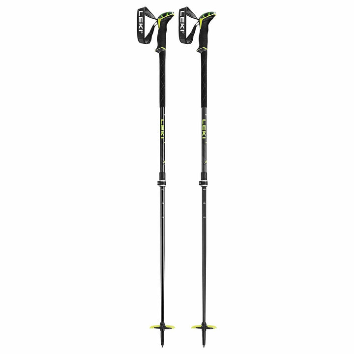 LEKI Sherpa FX Carbon Strong Skistöcke 150 black-neonyellow-dk anthracite, 150 black-neonyellow-dk a