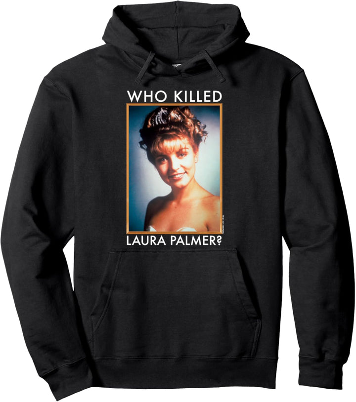 Twin Peaks Laura Palmer Portraittext V2 Pullover Hoodie