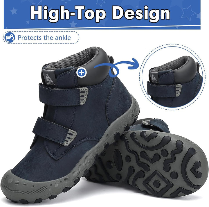 Mishansha Kinder Wanderschuhe rutschfest Trekkingschuhe Jungen Atmungsaktiv Outdoor Walkingschuhe Gr