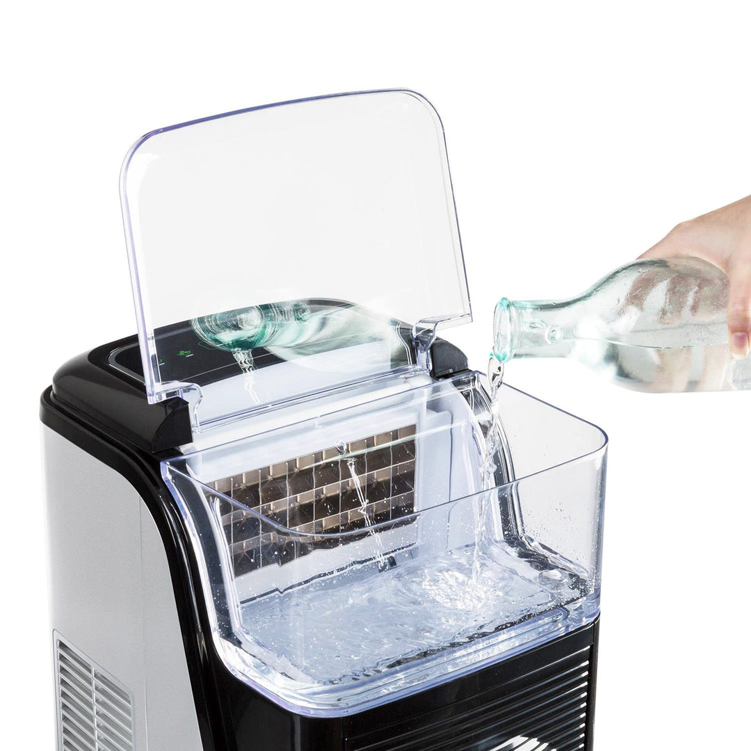 Eiswürfelmaschine 15Kg / Tag I Klare Eiswürfel I Wassertank entnehmbar I 2 Grössen wählbar I 2,5 Lit