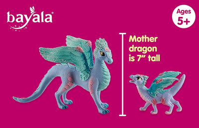 SCHLEICH BAYALA 70762 Nachtdrache - Drache Fantasievolle Mythische Drachenfigur & BAYALA 70592 Flieg