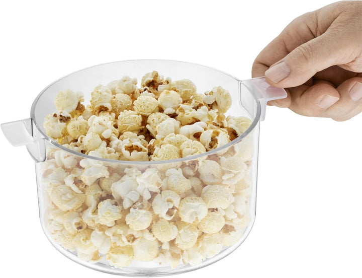WMF Küchenminis Popcornmaschine für zuhause, Popcorn Maker, beschichtete Heizplatte, Deckel als Serv