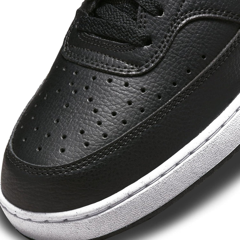 Nike Herren Court Vision Mid Nn Sneaker 38.5 EU Black White Black, 38.5 EU Black White Black