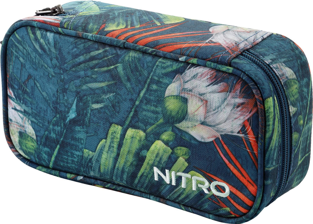 Nitro Pencil Case XL Inkl. Geo Dreieick & Stundenplan, Federmäppchen, Schlampermäppchen, Faulenzer B
