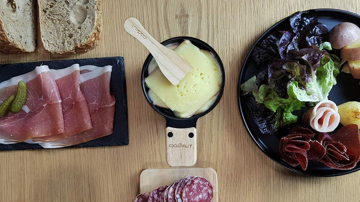 Cookut Lumi Raclette-Set, Metall, Schwarz, 4