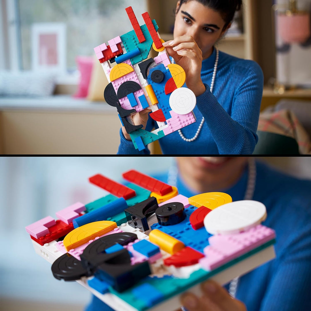 LEGO 31210 Art Moderne Kunst Set, buntes abstraktes Wandbild, Home-Deko für Wohnzimmer oder Schlafzi