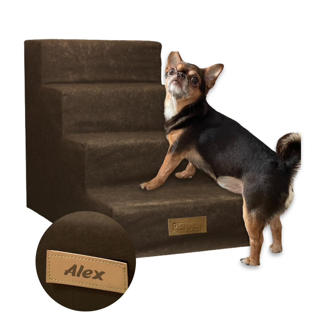 Sofatreppe für Hunde und Katzen – Hundetreppe für Bett &amp; Sofa – 3- oder 4-stufig, rutschfest &amp; wasch