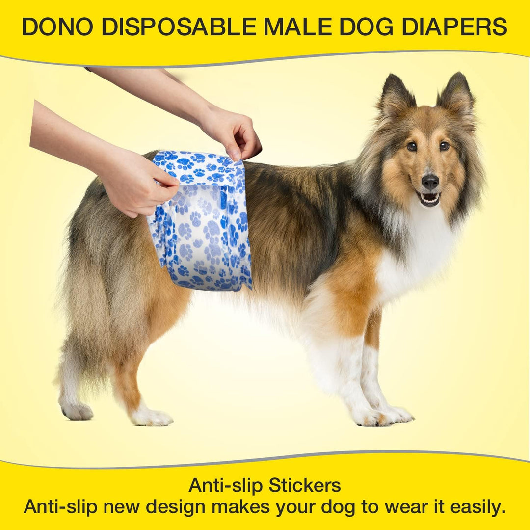 Dono Hundewickel für Rüden, X-Klein, 36er-Pack(XS 36count) XS -36 count, XS -36 count