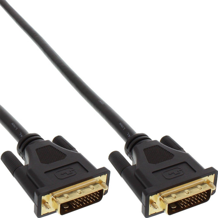 InLine 17775P DVI-D Anschlusskabel Premium, digital 24+1 Stecker / Stecker, Dual Link, 5m