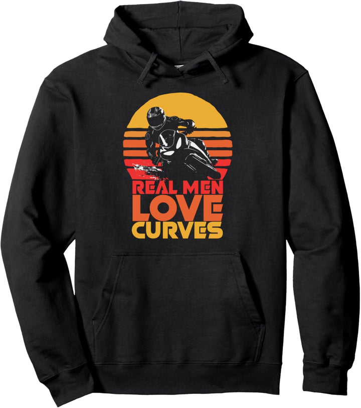 Real Men Love Curves Pullover Hoodie