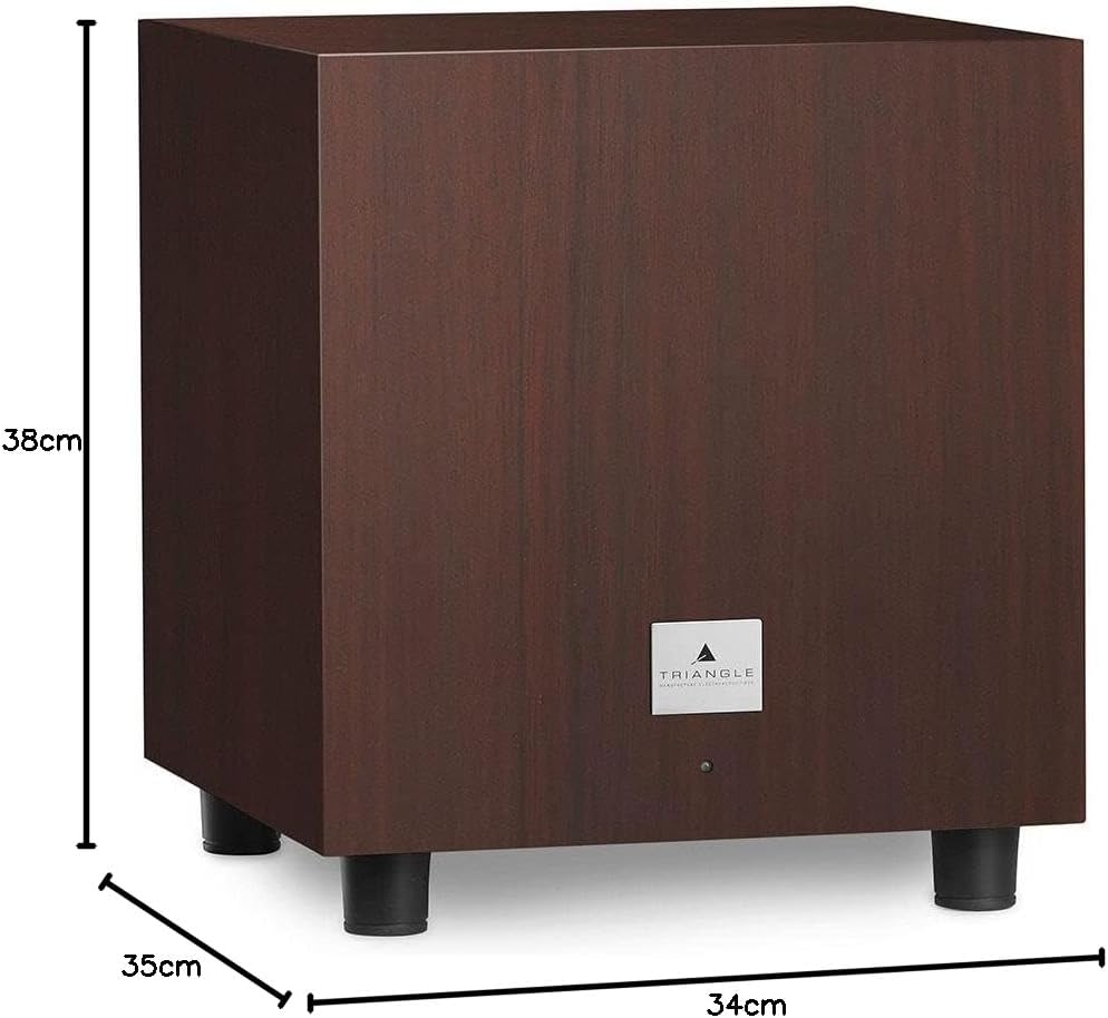 TRIANGLE – Tales 340 Subwoofer mit 200W Verstärker – Bassreflex – 25 cm Lautsprecher – Cinch/LFE-Ein