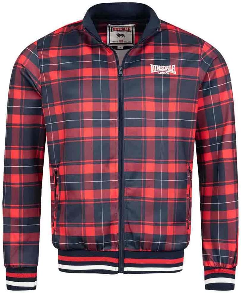 Lonsdale Herren Wickstone Trainingsanzug 3XL Rot/Blau, 3XL Rot/Blau