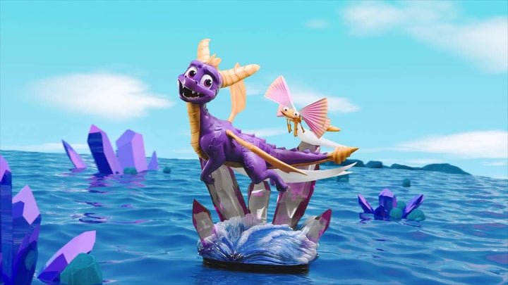 First4Figures SPYREST Spyro The Dragon Statue aus Kunstharz, violett