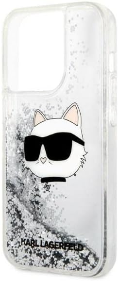 KARL LAGERFELD KLHCP14XLNCHCS Hülle für iPhone 14 Pro Max 6,7" Silber hardcase G