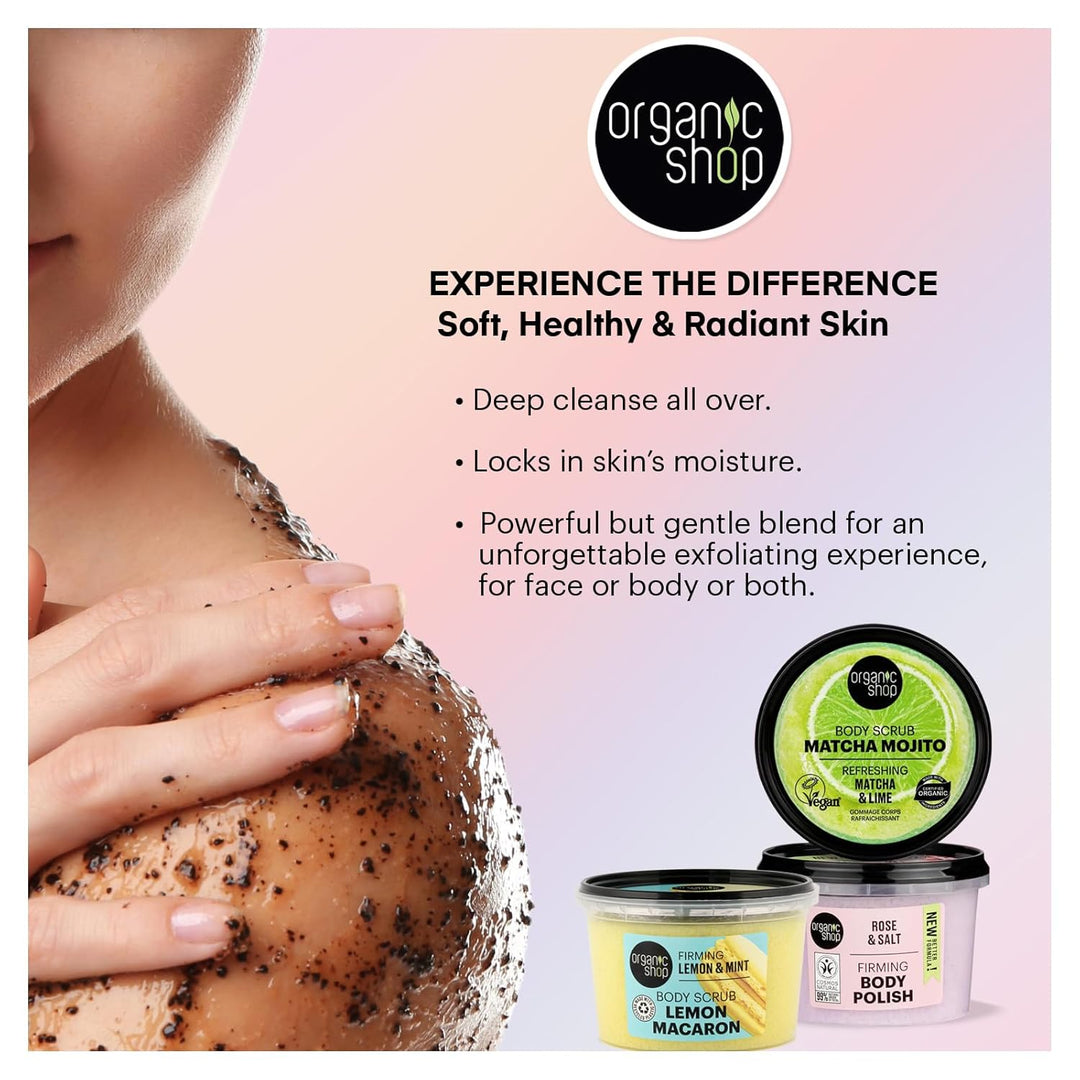 Organic Shop Body Scrub Natural Provence Lemongrass and Sugar 250 ml Lemongrass and Sugar 250 ml (1e