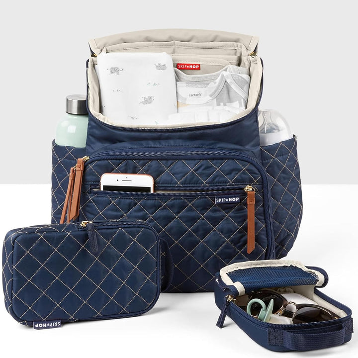 Skip Hop Wickeltaschen-Rucksack Navy, Navy