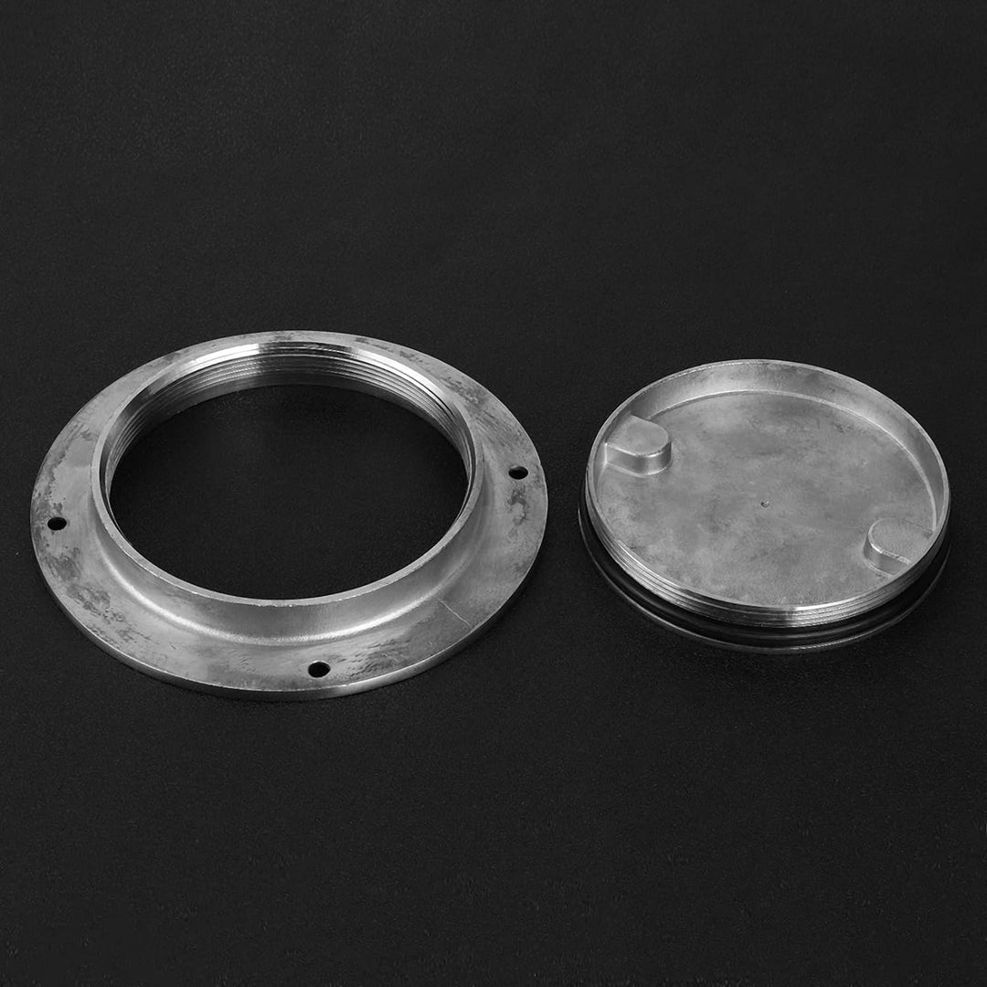 Bootsdeck, 4in Innendurchmesser Edelstahl Runde Access Hatch Cover mit abnehmbarem Deckel und Schlüs