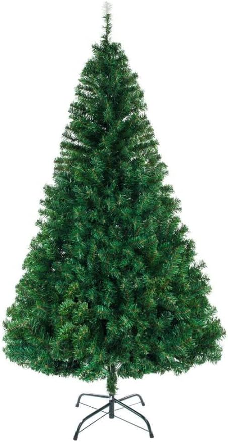 LEADZM 180/210/240cm Künstlicher Weihnachtsbaum, Tannenbaum künstlich mit Metallständer, Christbaum,