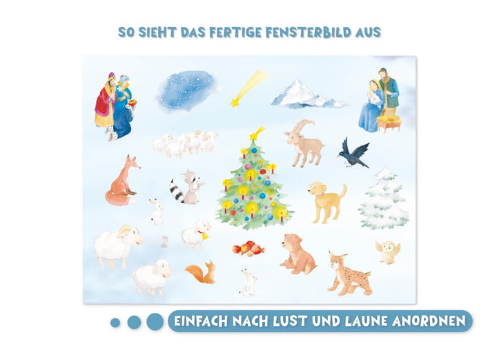 Rica sucht das Christkind: Ein Adventskalender zum Vorlesen und Gestalten eines Fensterbildes (Adven