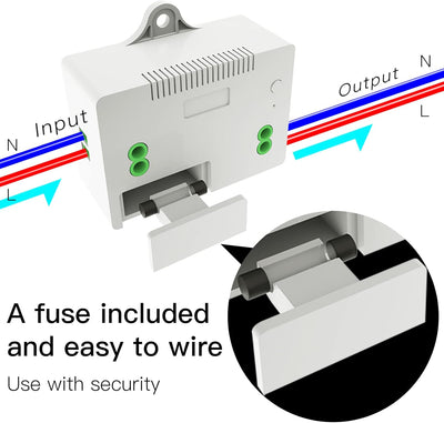 MOES RF433 Funkschalter Batterielose, Funk Lichtschalter Keine Batterie, Wandlichtsschalter Selbstve