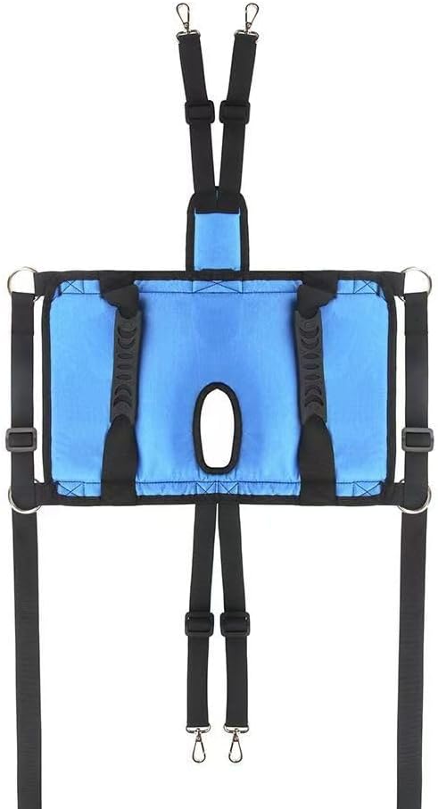 Hundetragegurt,Blau Notfallrucksack Unterstützung für Rehabilitation Hundelift Geschirr, Hundeträger