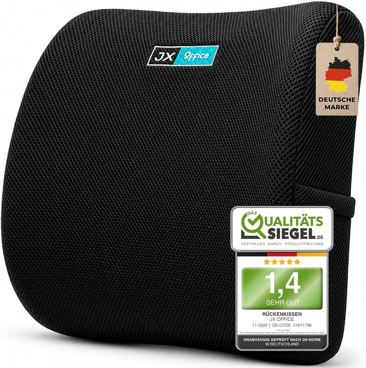 Rückenkissen – Ergonomische Lordosenstütze aus Memory Foam – Für mehr Sitzkomfort zuhause &amp; im Büro