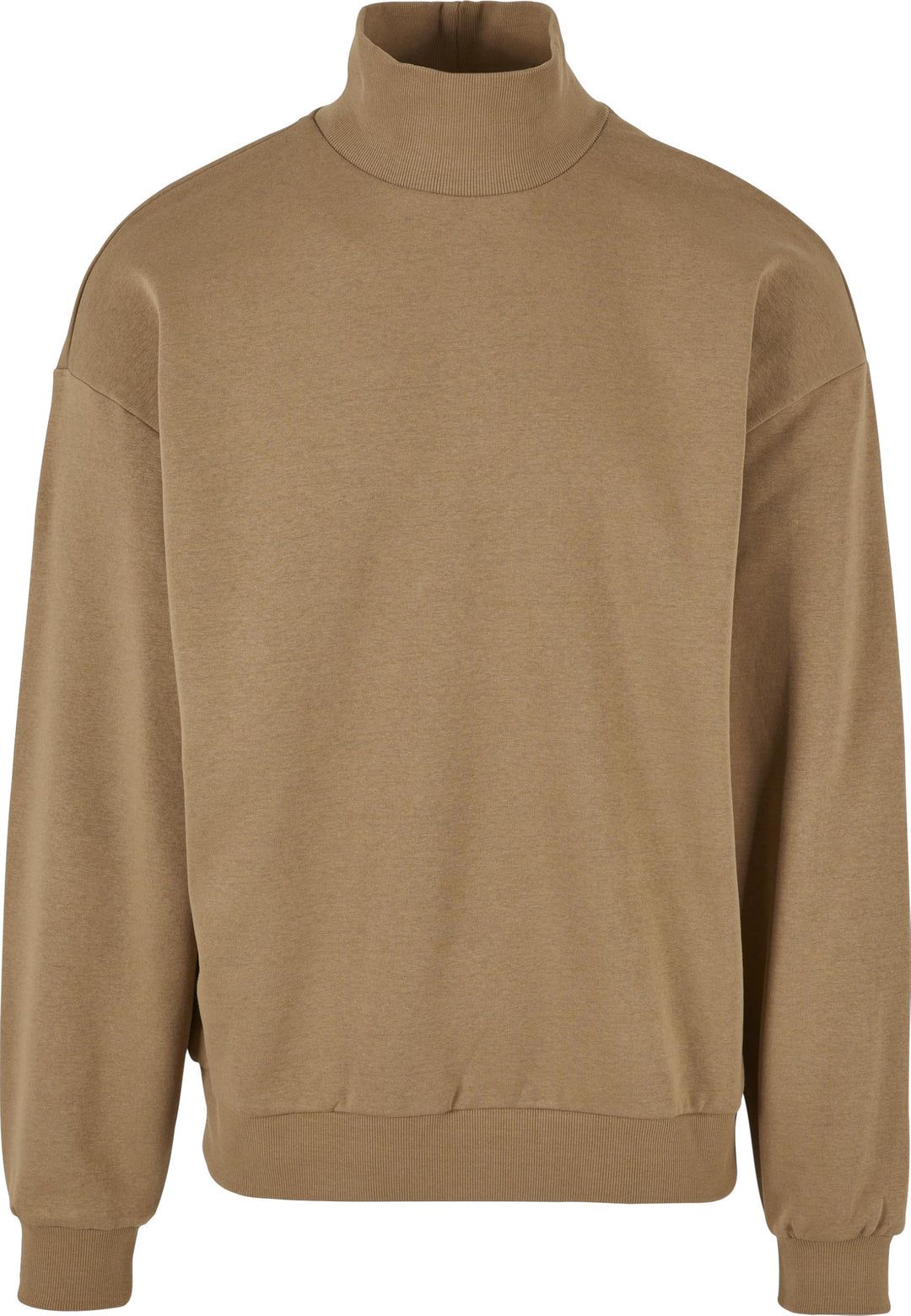 Urban Classics Herren High Rib Neck Crew Sweatshirt 3XL Warmsand, 3XL Warmsand