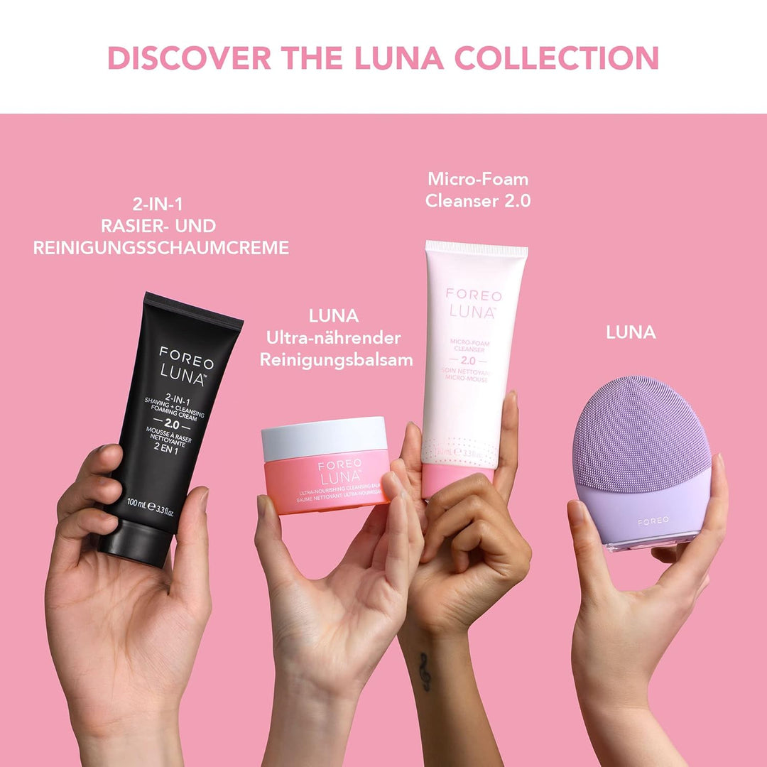 FOREO LUNA Cleansing Balm – Make-Up Entferner – Ölreiniger o. Wasser – Augen-Makeup-Entferner – Vega