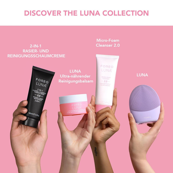 FOREO LUNA Cleansing Balm – Make-Up Entferner – Ölreiniger o. Wasser – Augen-Makeup-Entferner – Vega