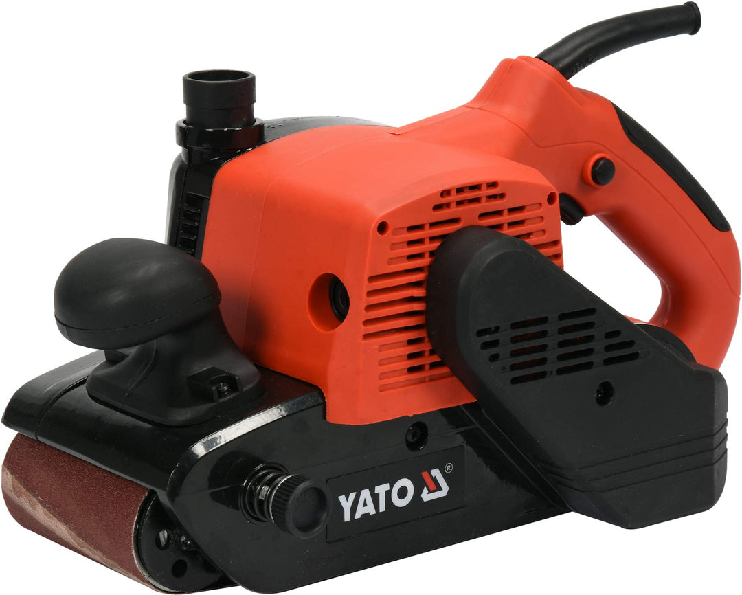 XXL Bandschleifer 1200 Watt, Breite: 100mm (100x610mm), 400m/min, für grosse Flächen, incl. Staubsau