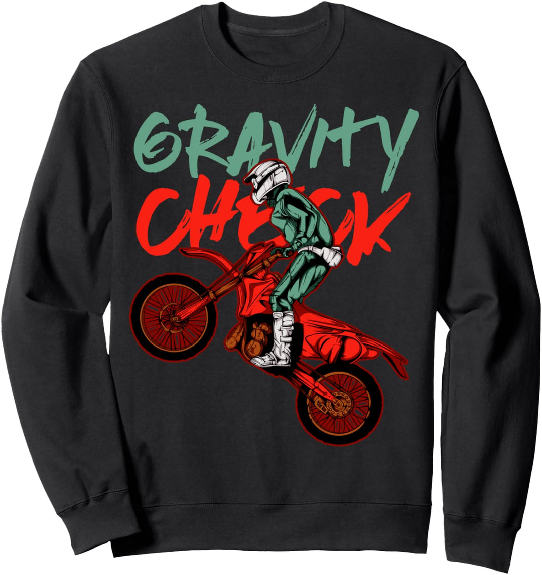 Motocross Lustig Dirt Bike Spruch Herren Männer Motorcross Sweatshirt