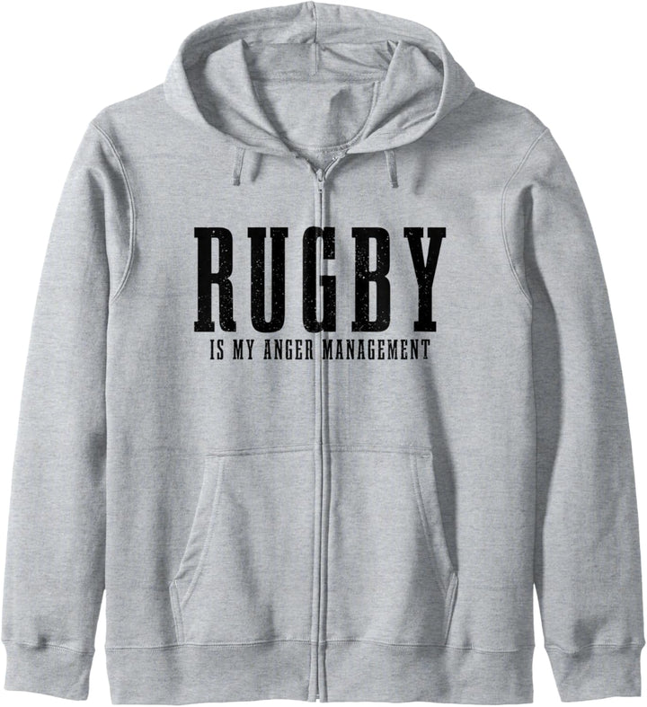 Rugby Spruch Rugbyspieler Sport Fan Kapuzenjacke