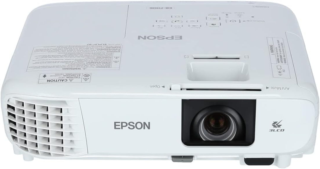 Epson EB-FH06 3LCD-Projektor (Full HD 1.920x1.080p, 3.500 Lumen Weiss- und Farbhelligkeit, Kontrastv