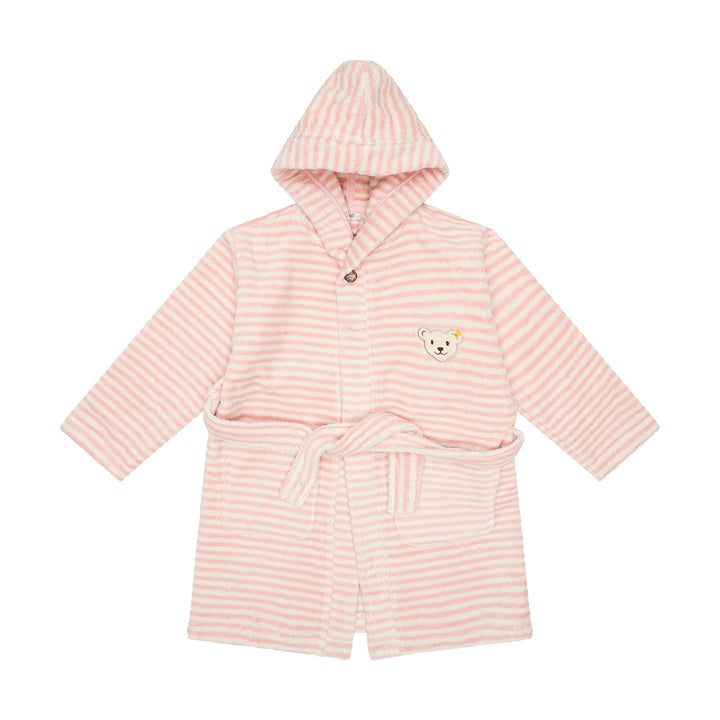 Steiff Unisex Kinder Basic Bademantel 92 SILVER PINK, 92 SILVER PINK