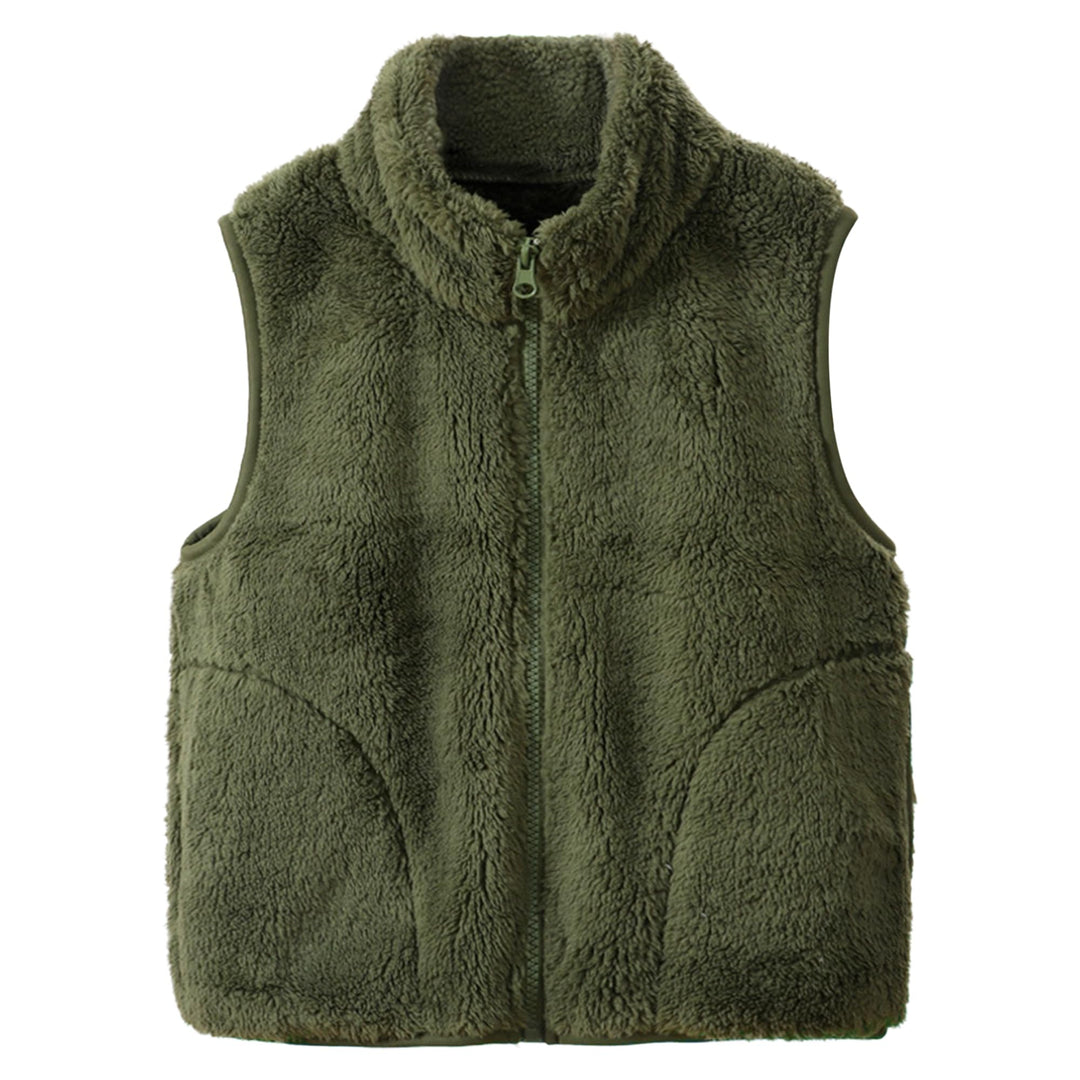 Kinder Fleece Weste Winter Baby Kleinkind Jungen Mädchen Eltern-Kind Fleeceweste Super Warm Plüsch S