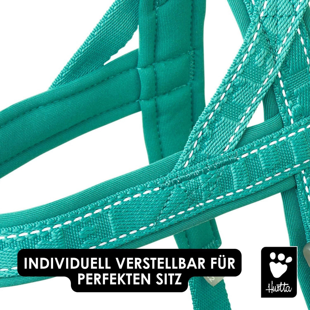 Hurtta Casual Hundegeschirr ECO (Blau, 70-80cm) 70-80cm Blau, 70-80cm Blau
