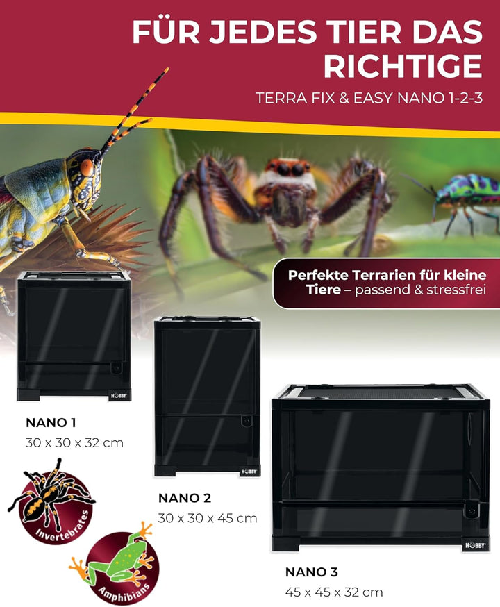 Hobby Terra Fix und Easy Nano 2, schwarz