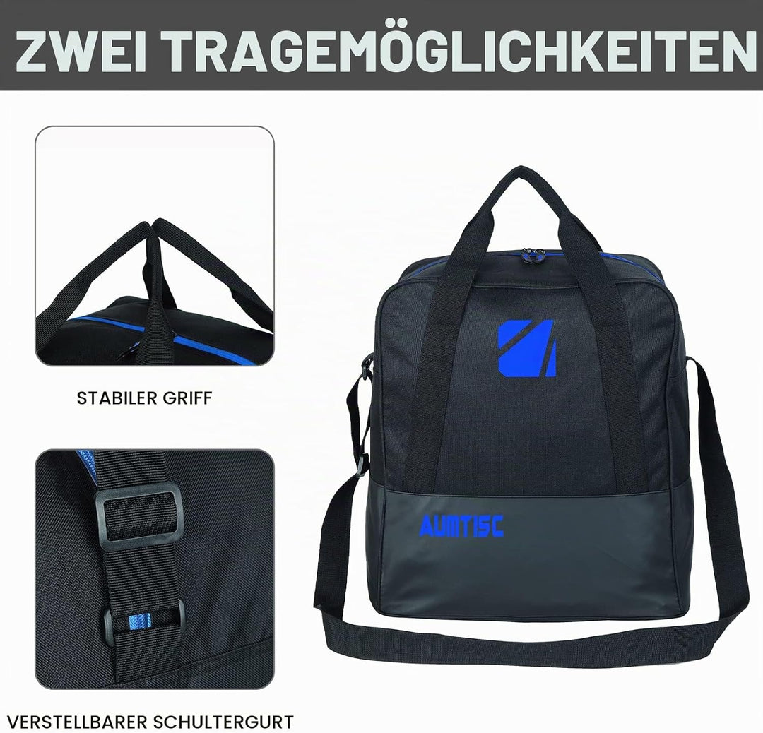 AUMTISC Skitasche und Skischuhtasche Combo - Skitaschen für Flugreisen - gepolsterte Schneeskitasche