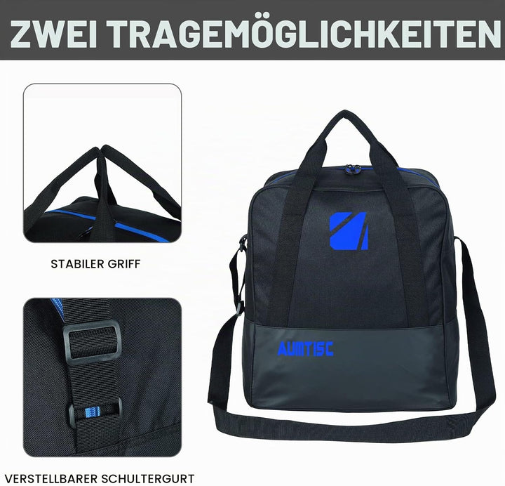 AUMTISC Skitasche und Skischuhtasche Combo - Skitaschen für Flugreisen - gepolsterte Schneeskitasche