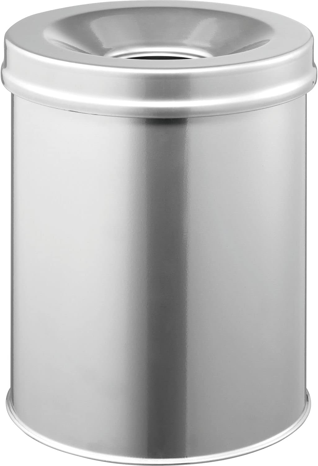 Durable Papierkorb Safe rund 15 Liter, silber, 330523 silber 15 Liter, silber 15 Liter