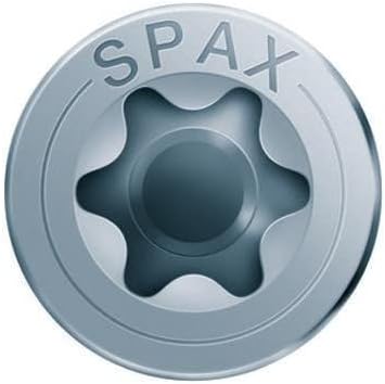 SPAX Universalschraube, 5,0 x 45 mm, 500 Stück, T-STAR plus, Senkkopf, Vollgewinde, 4CUT, WIROX A3J,