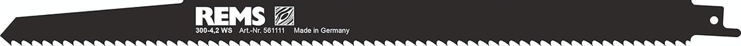 REMS 561111 – Sierra hss-bi Holz 300 mm Klinge (5U)