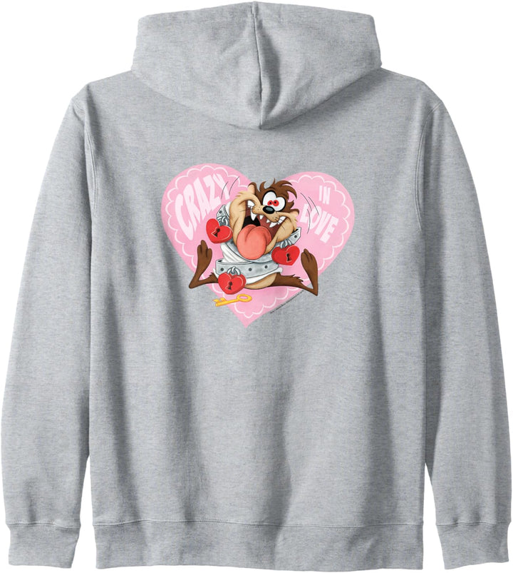 Looney Tunes Taz Crazy In Love Valentine's Day Kapuzenjacke