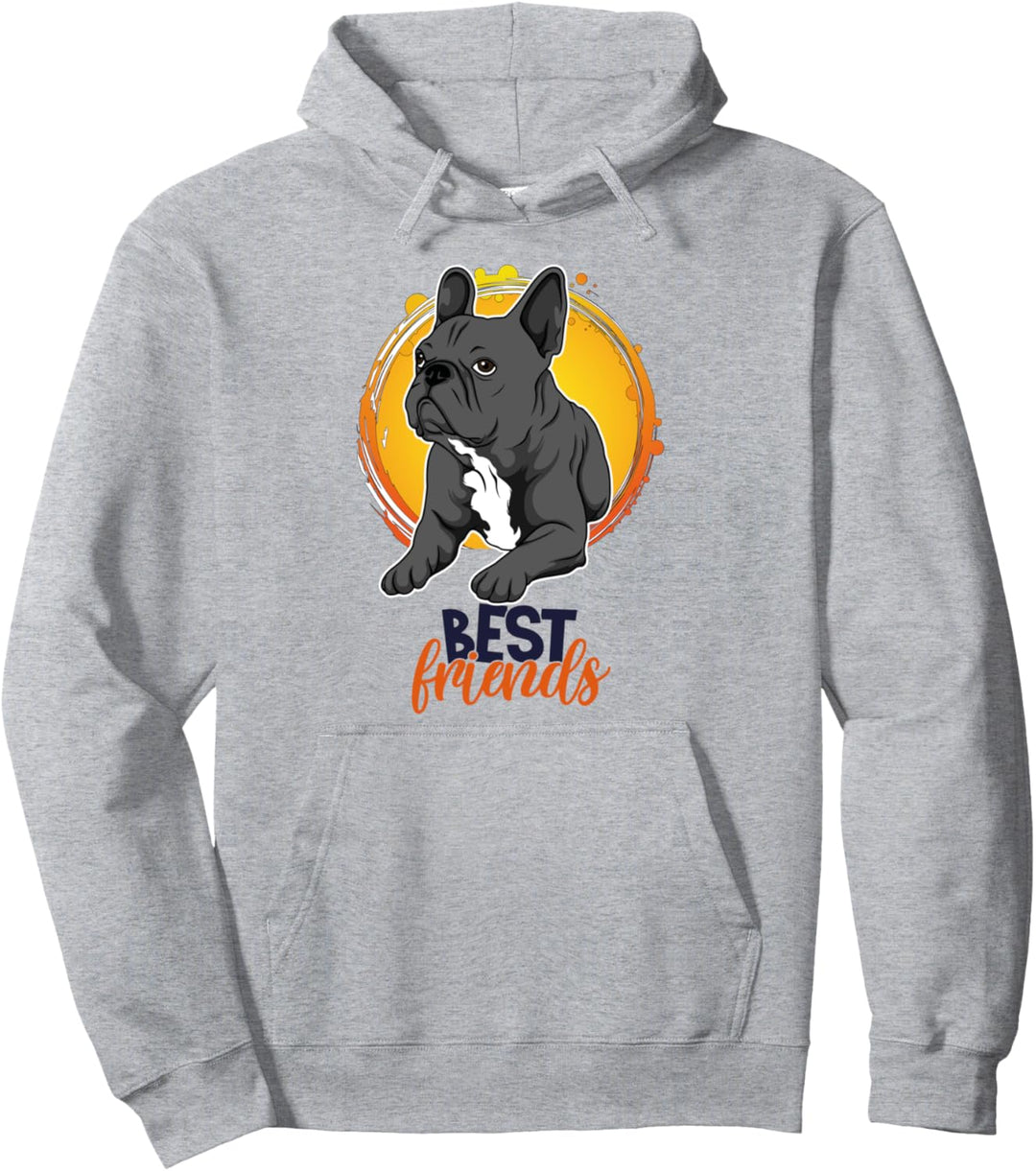 Französische Bulldogge Kapuzenpullover Geschenk Pullover Hoodie